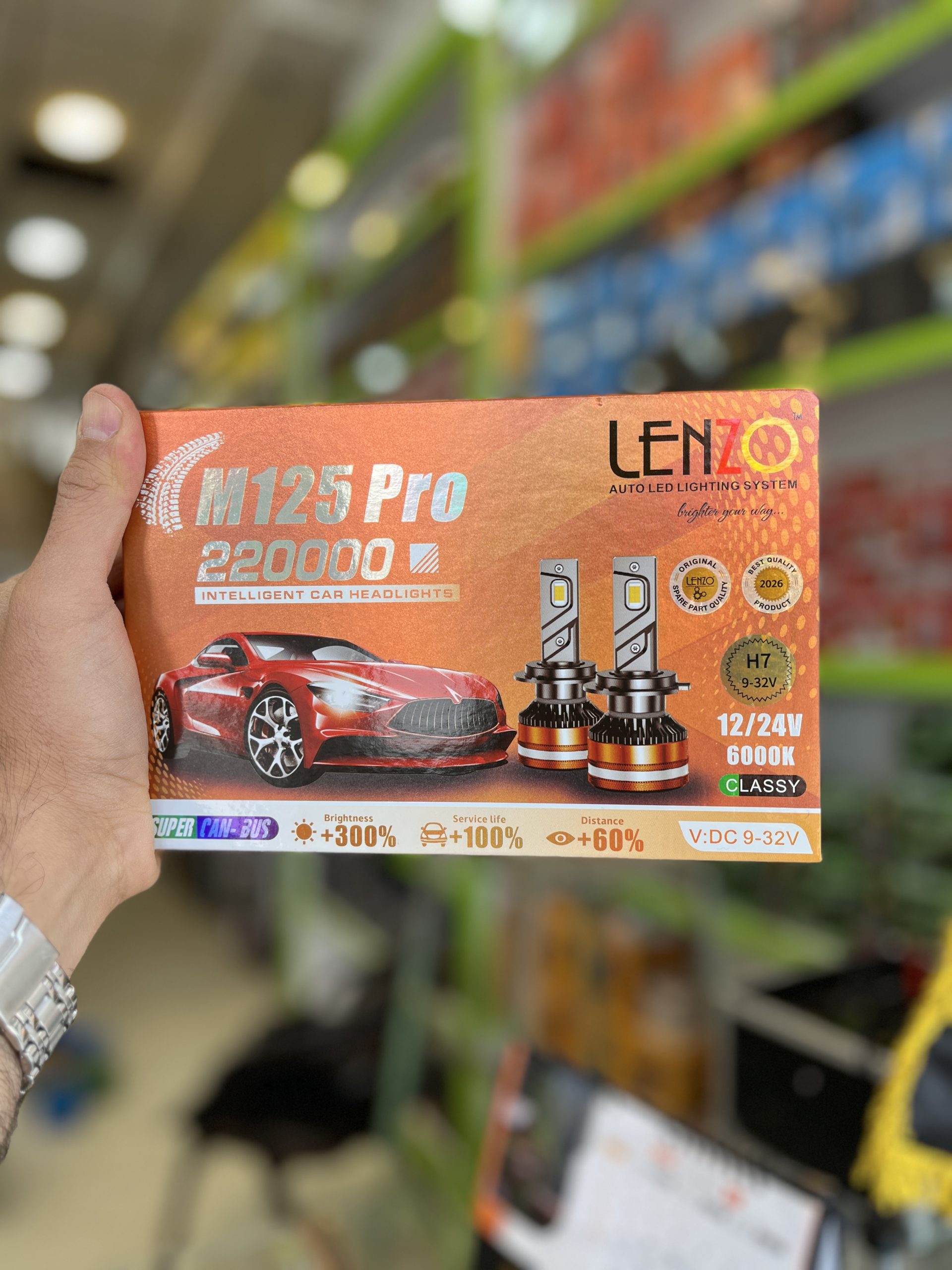 هدلایت M125 Pro لنزو پایه H7